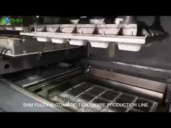 내구성 있는 펄프 폼핑 테이블웨어 기계 고속 종이 그릇 제조 기계